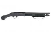 Mossberg 590, Pump, 20Ga, 3" Chamber, 14" Barrel, Black, Pistol Grip, Cylinder, 3", 5Rd, 26.5" Overall Length, Bead 50657