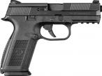 FN America FNS-9, Double Action Only, Semi-automatic, Full Size Pistol, 9MM, 4" Barrel, Polymer Frame, Black Finish